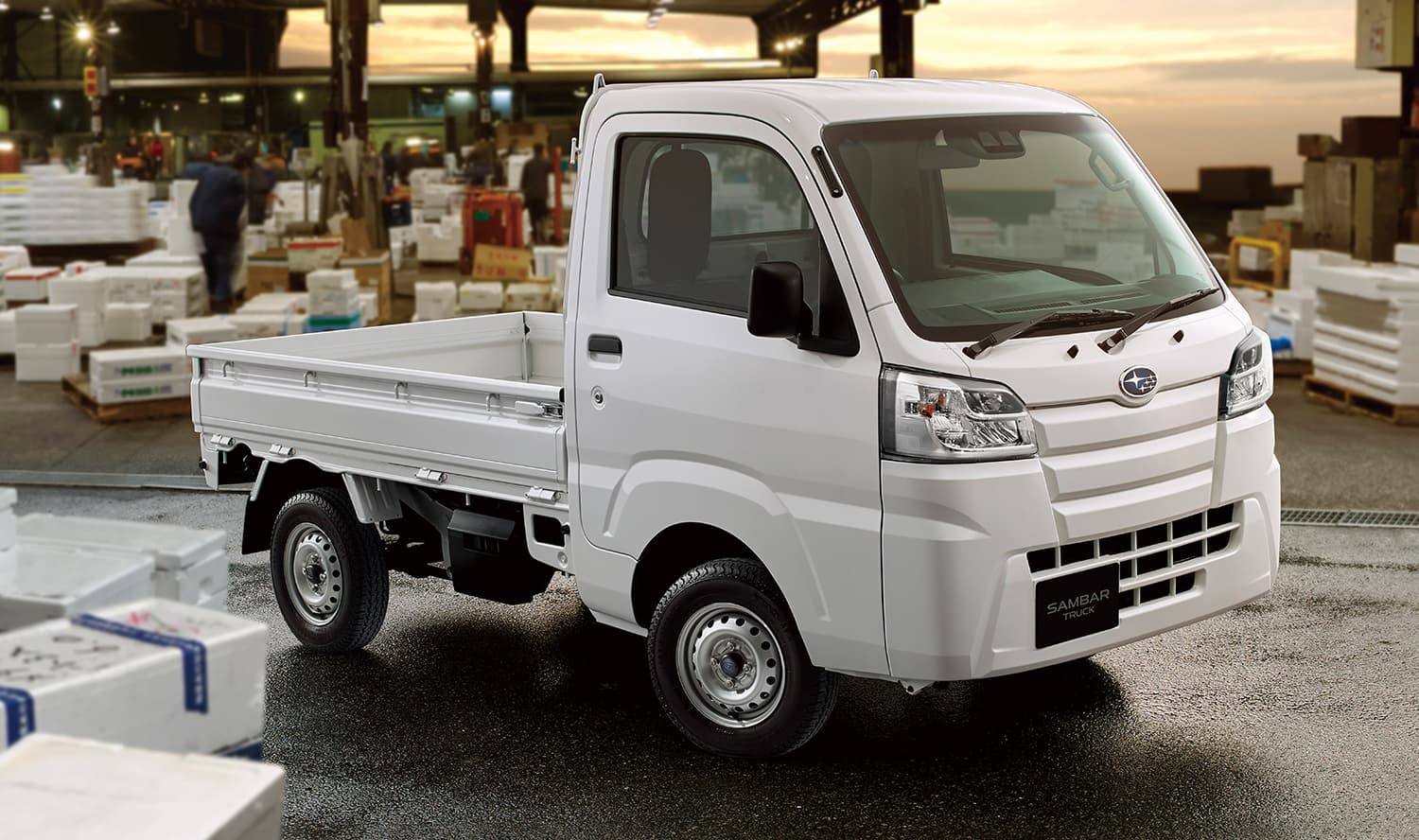 Subaru sambar truck